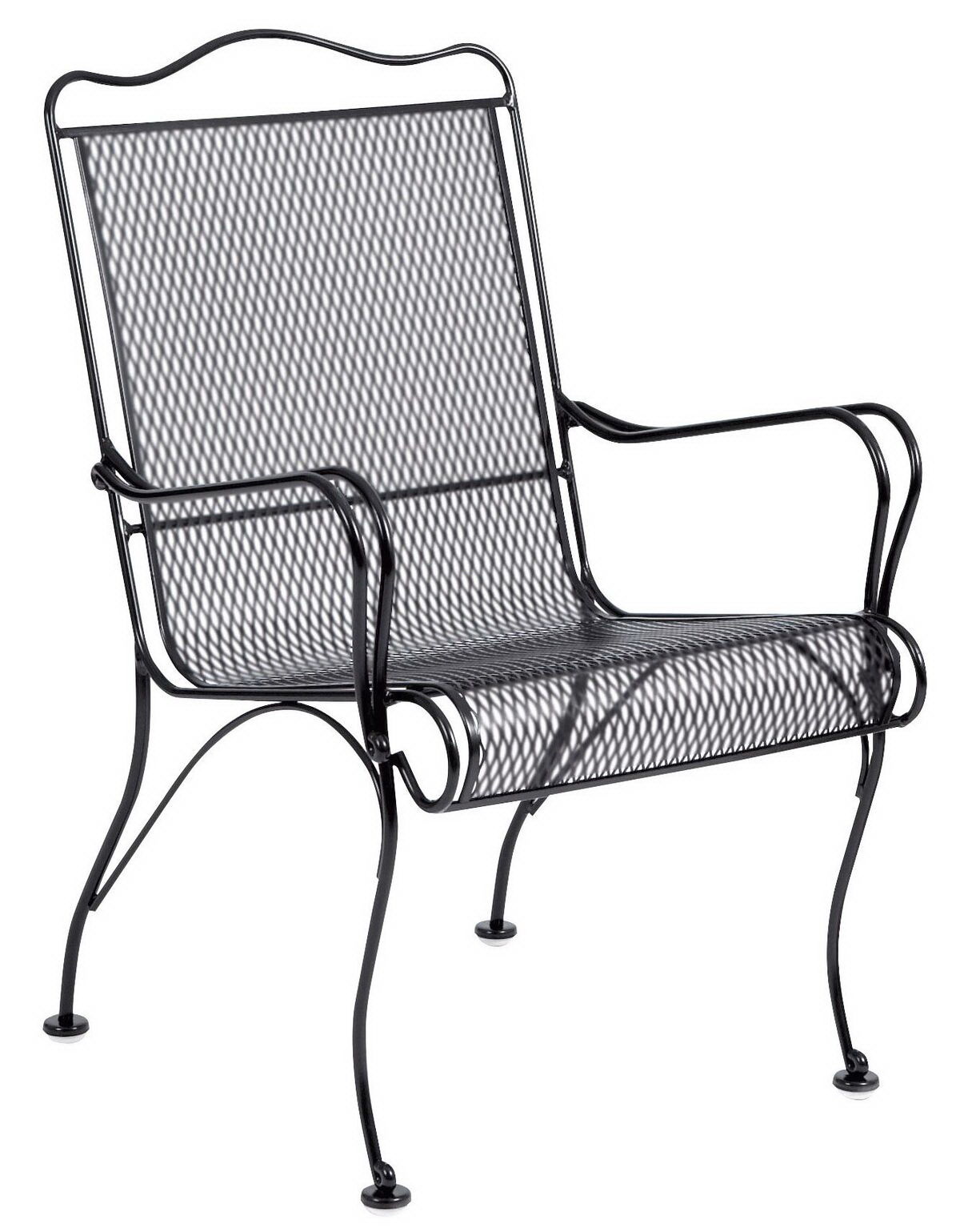 Woodard High Back Dining Arm Chair By Woodard 