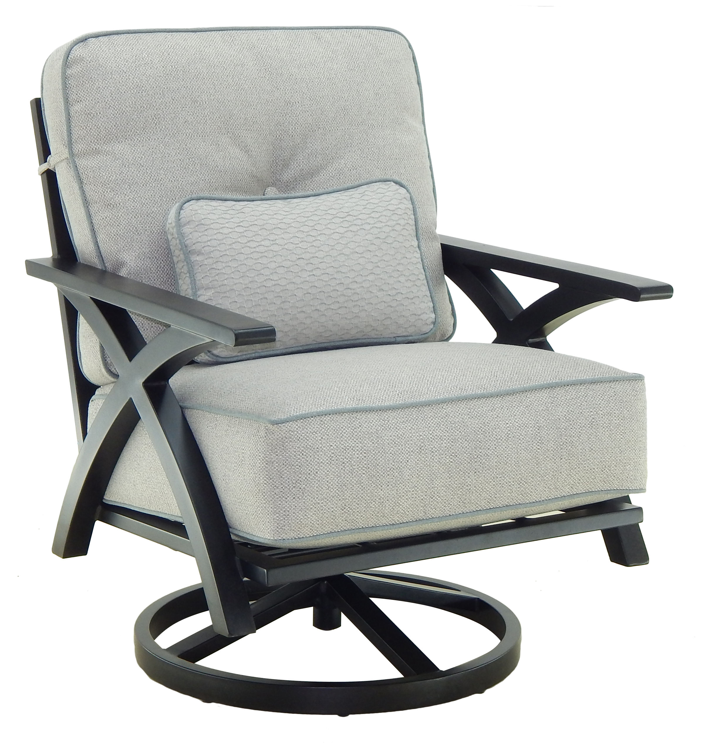 Castelle Cushioned Lounge Swivel Rocker By Castelle 