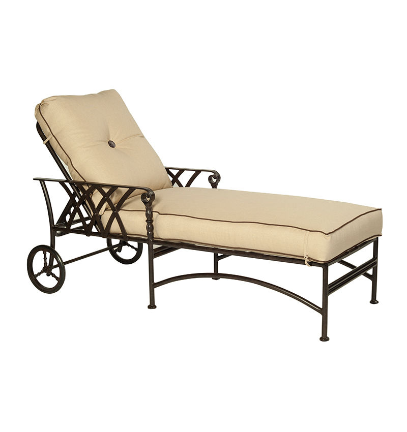 Castelle Cushioned Chaise Lounge By Castelle 