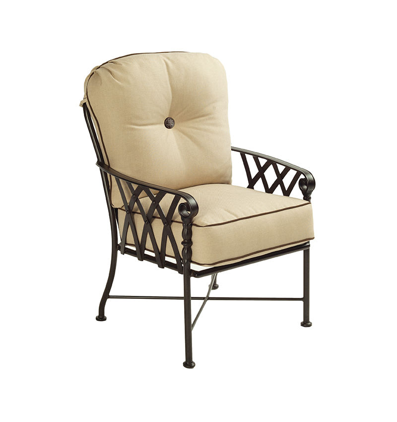 Castelle Cushioned Dining Chair By Castelle 