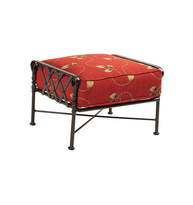 Castelle Cushioned Ottoman By Castelle 