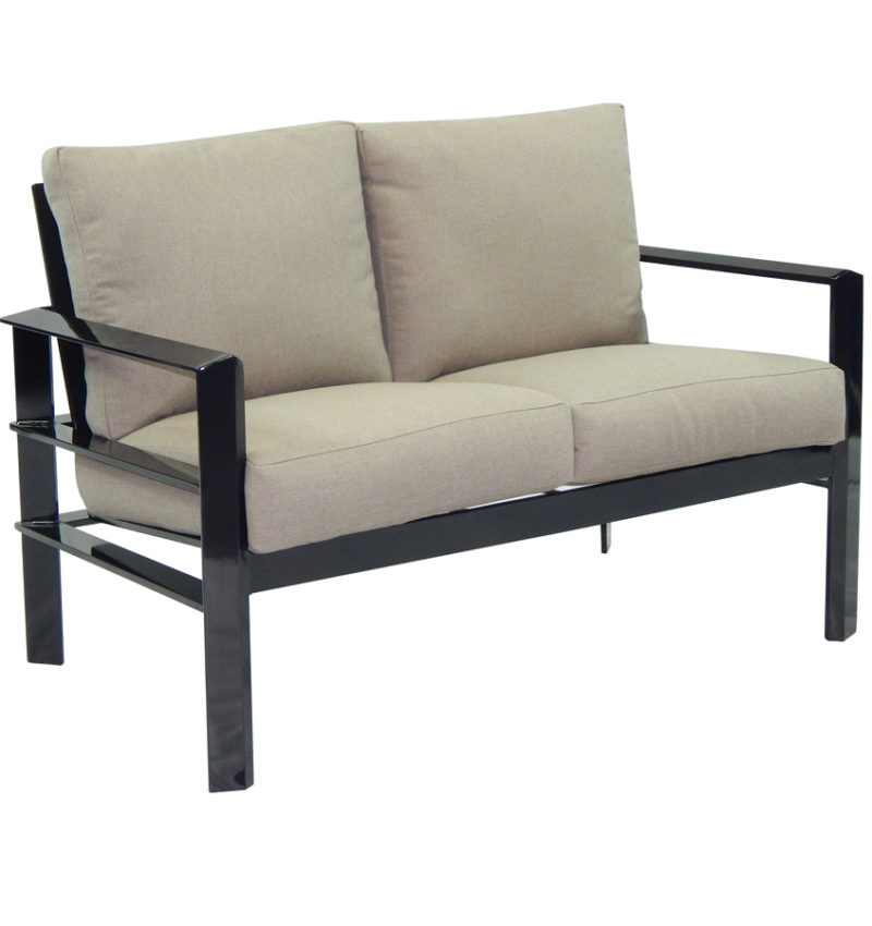 Castelle Metro Cushioned Loveseat By Castelle 