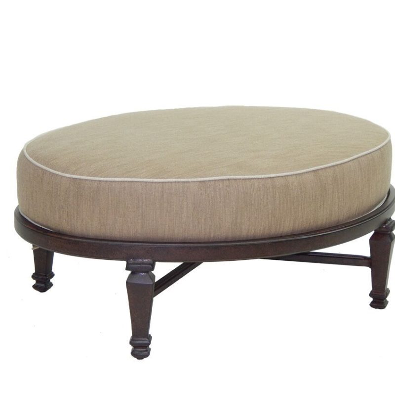 Castelle Villa Bianca Oval Ottoman By Castelle 