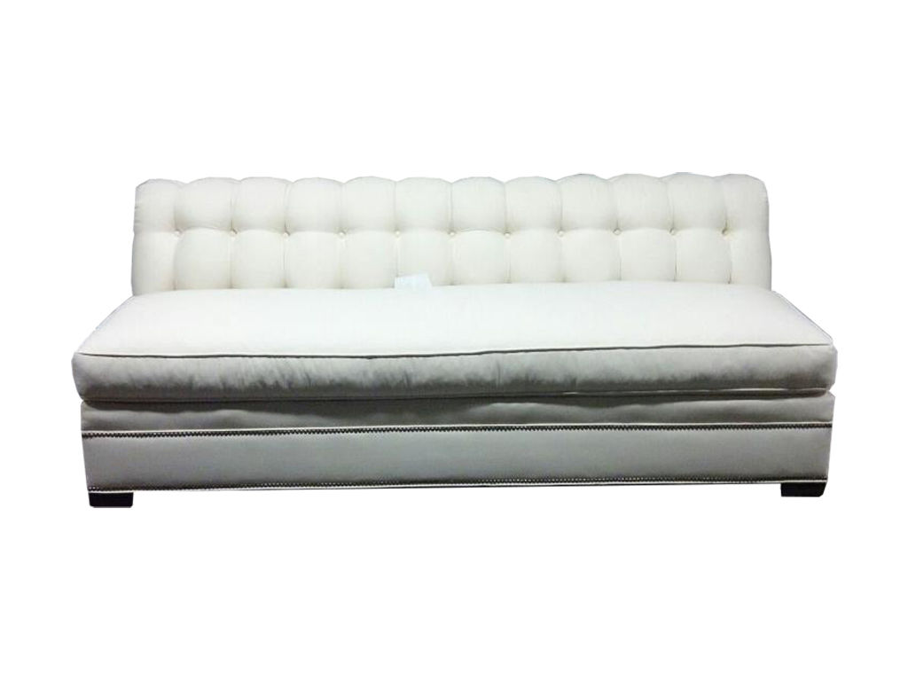  Kent Tufted Armless Sofa 