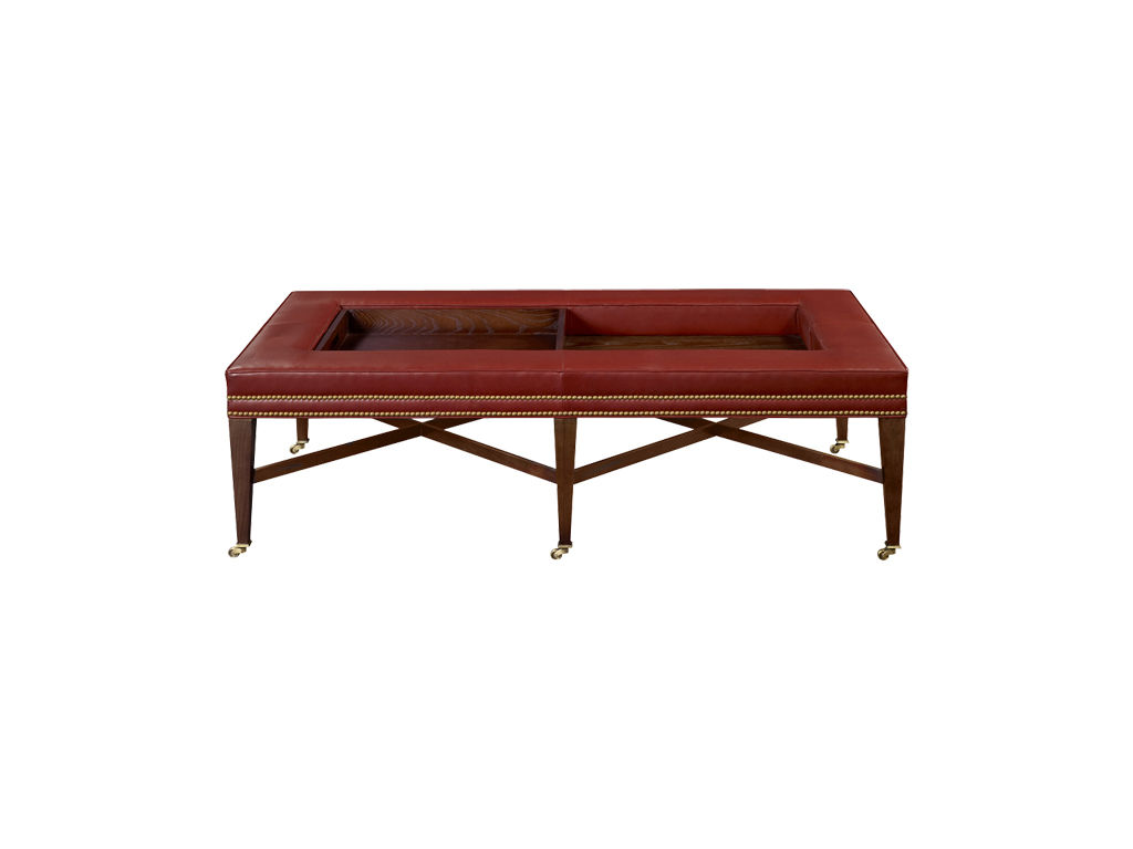  Bexley Cocktail Ottoman with Tray 