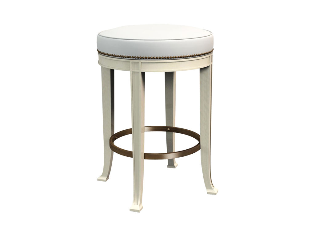  Newbury Swivel Backless Counter Stool 