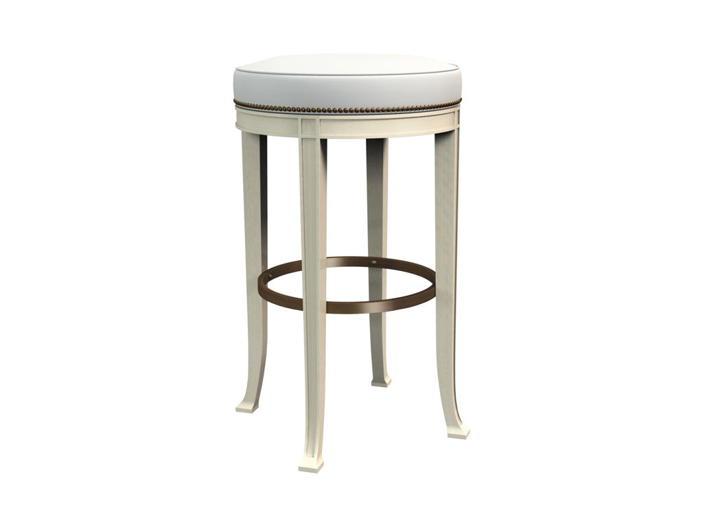  Newbury Swivel Backless Bar Stool 