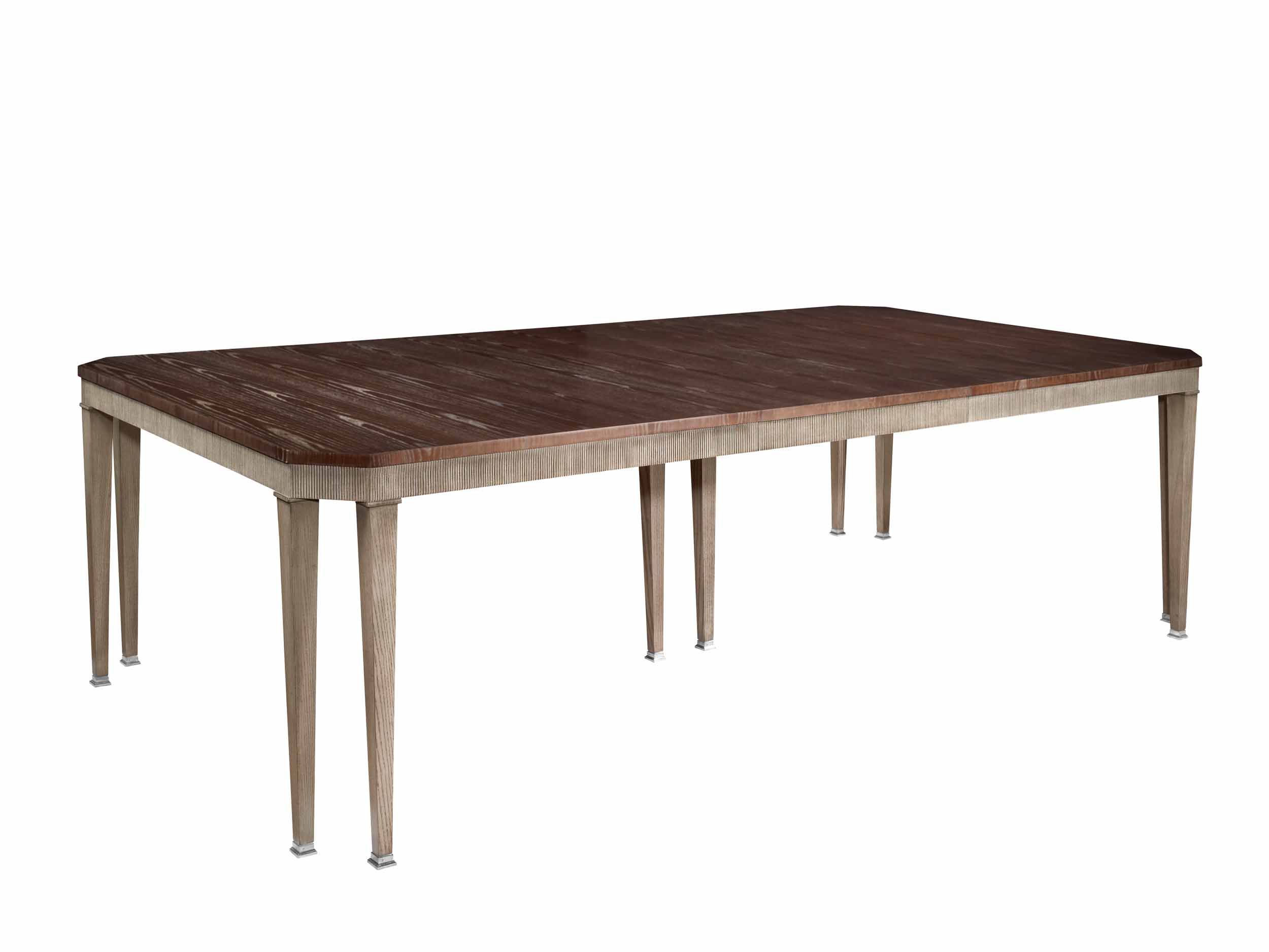  Artisan Chamfered Corner Dining Table - Ash 