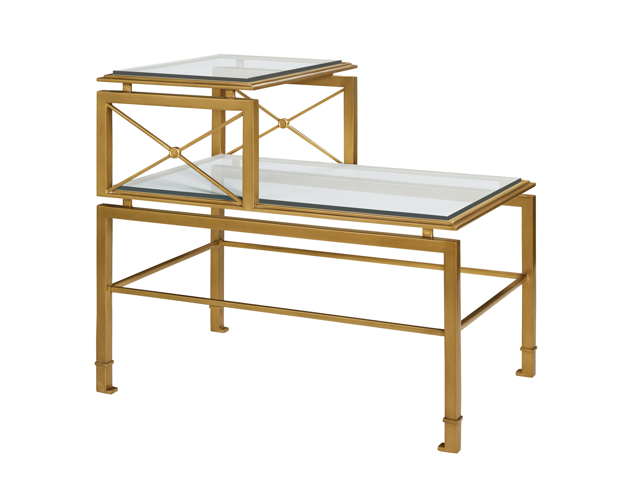  Montpelier Side Table Top and Shelf Only - Clear Glass 