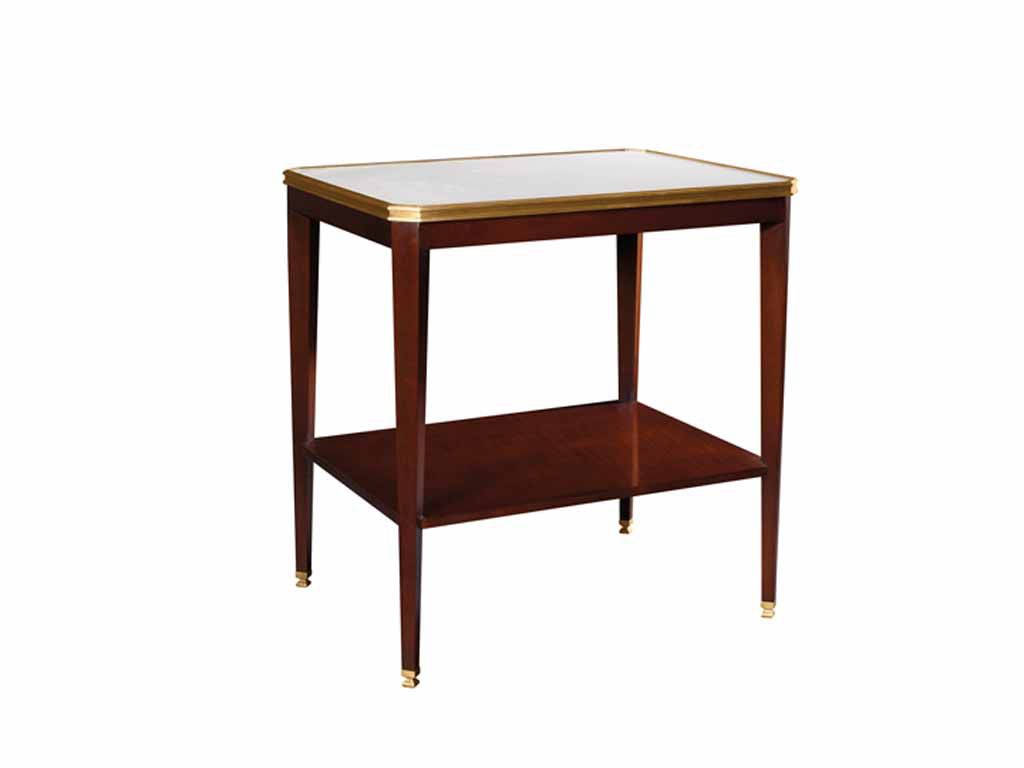  Austell Side Table - White Onyx Stone Top Only 