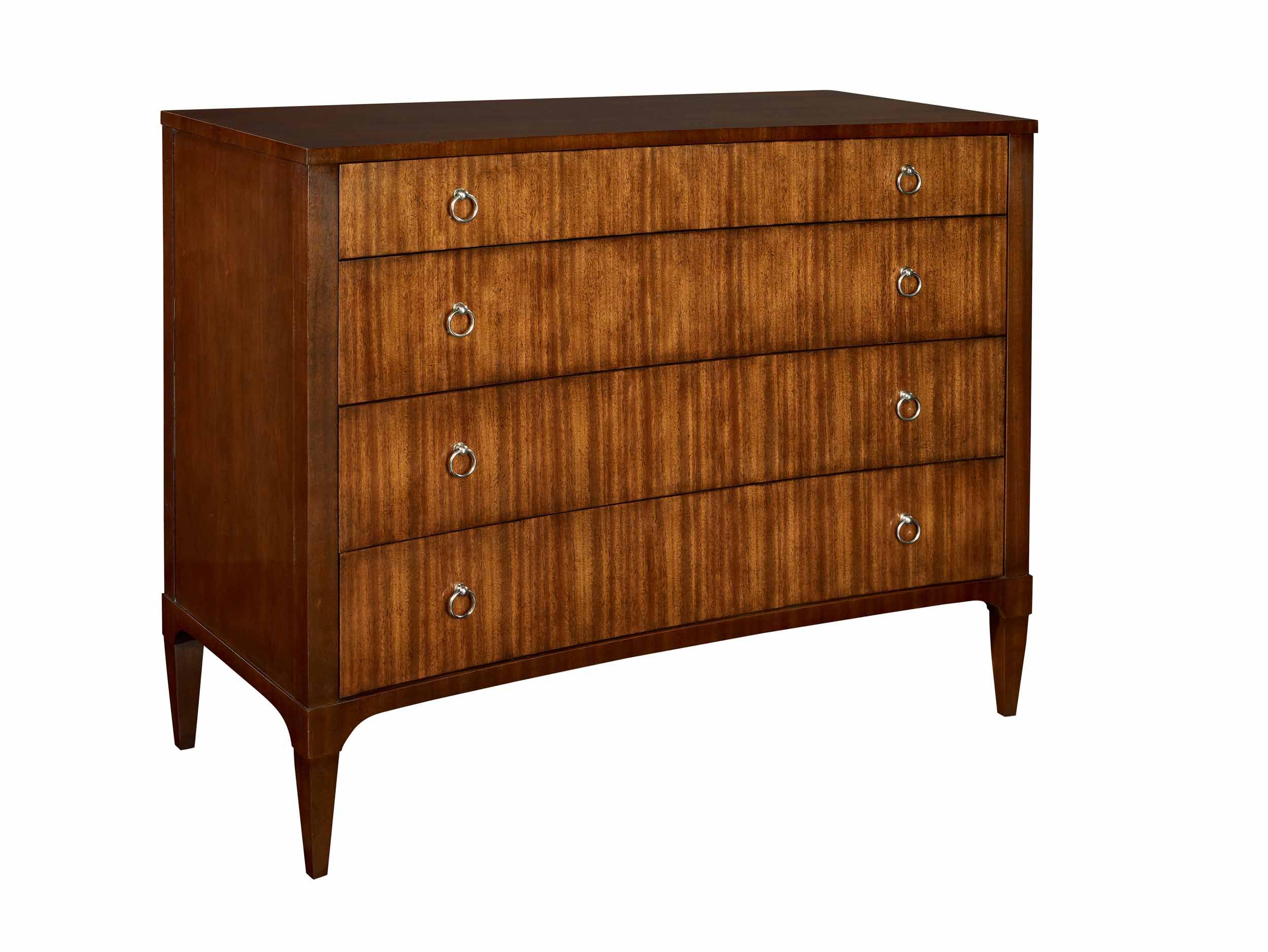  Artisan Curved Front Chest - Mahogany 