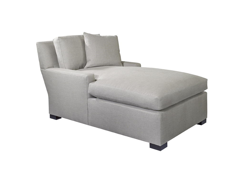  Exposed Leg T-Cushion Medium Square Arm M2M Chaise 