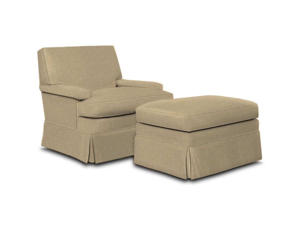  MacDonald Swivel Chair with Skirt 