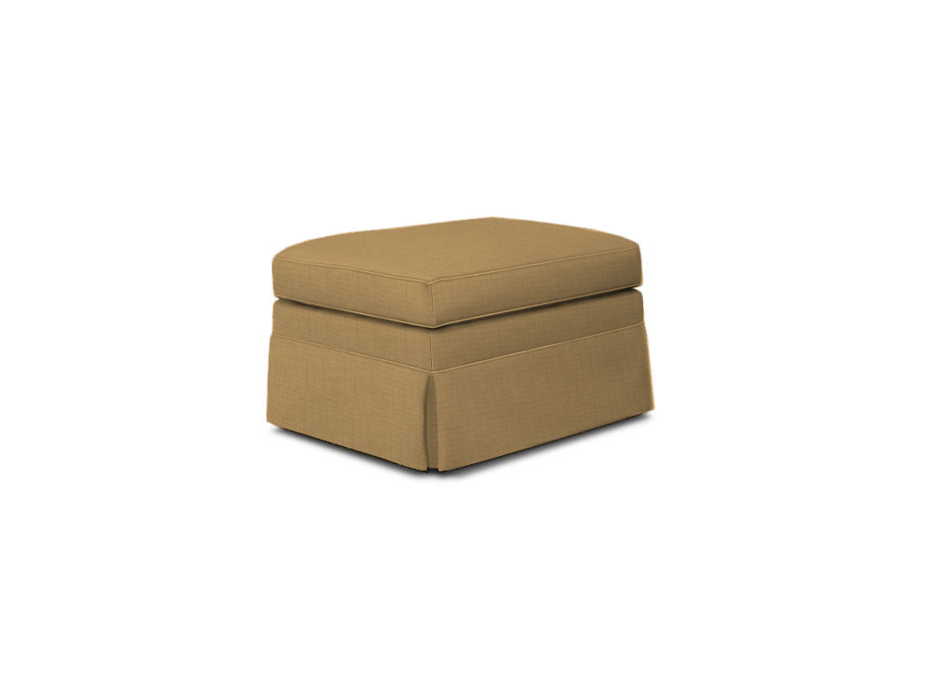  MacDonald Ottoman with Skirt 