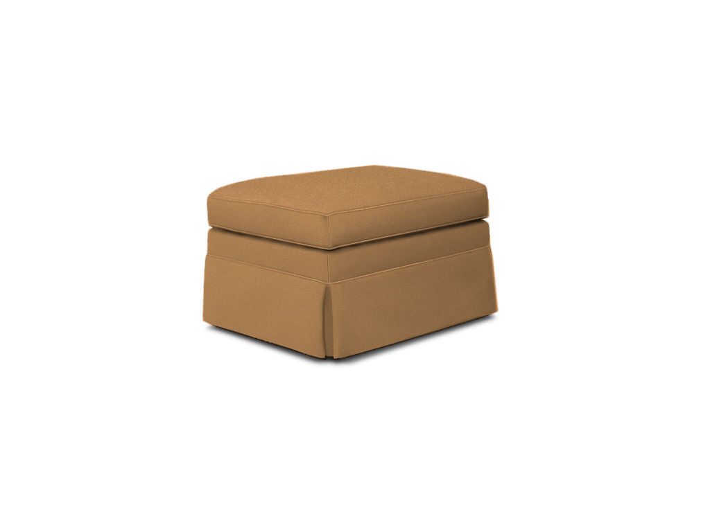  MacDonald Skirted Ottoman 