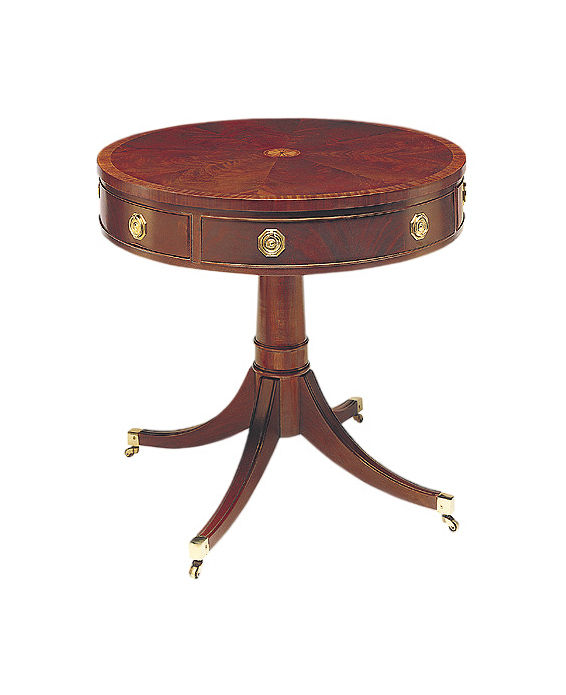  Pedestal Drum Table 