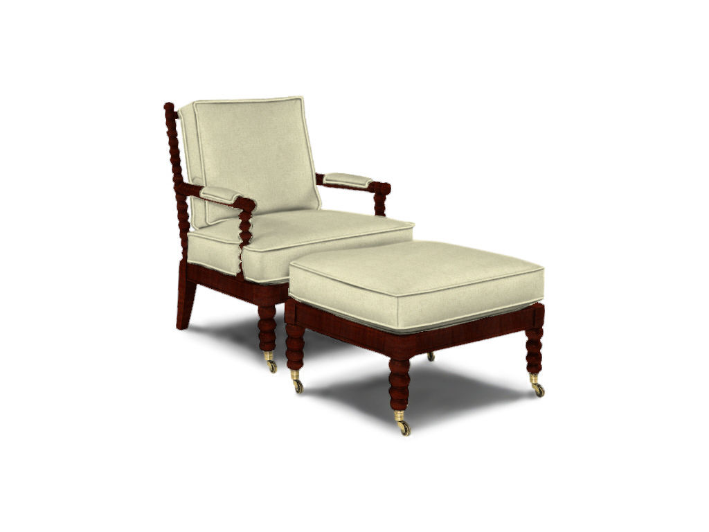  Spool Ottoman 