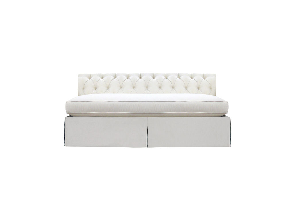  Marquette Tufted Dressmaker Armless Sofa 
