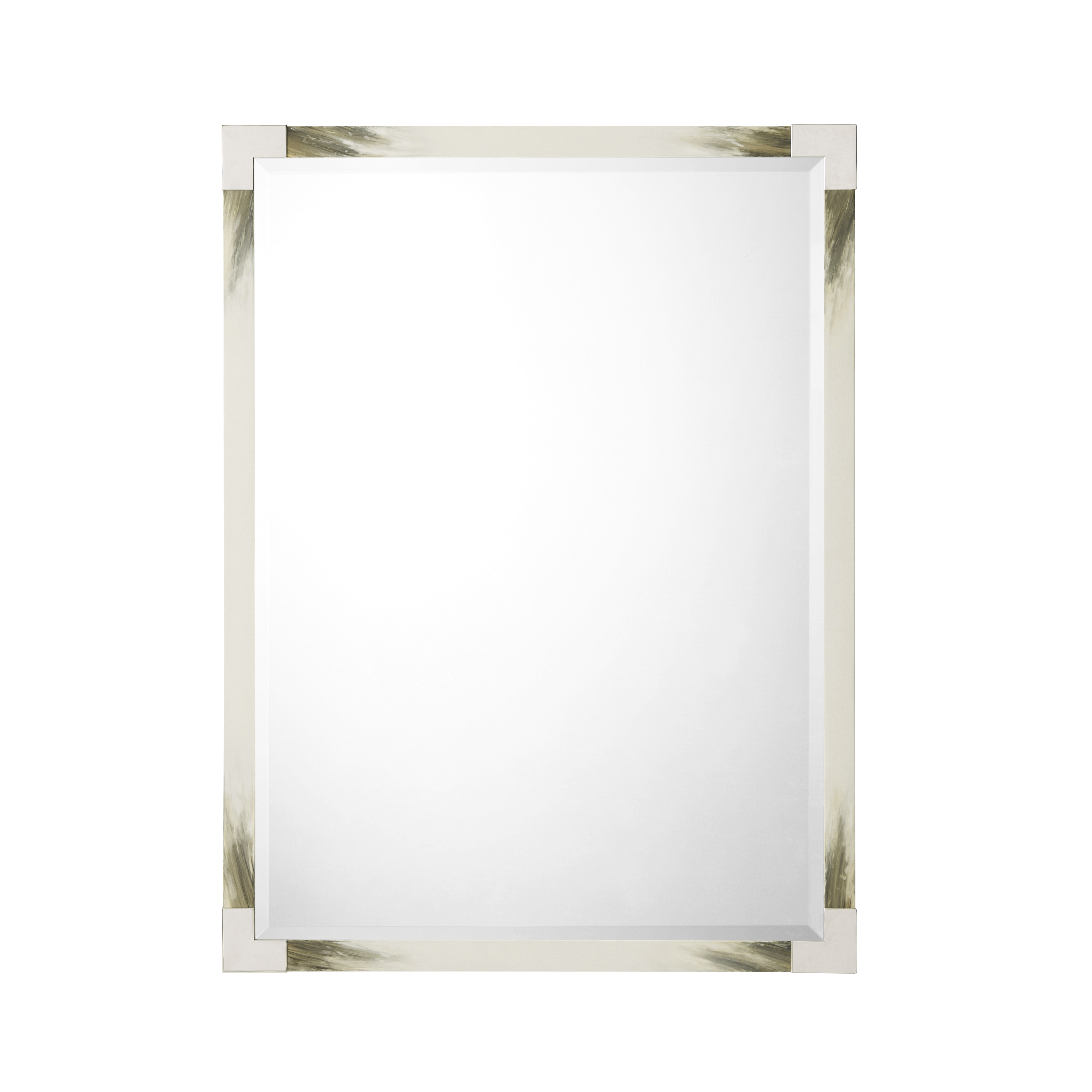  Cutting Edge Wall Mirror (Longhorn White) 