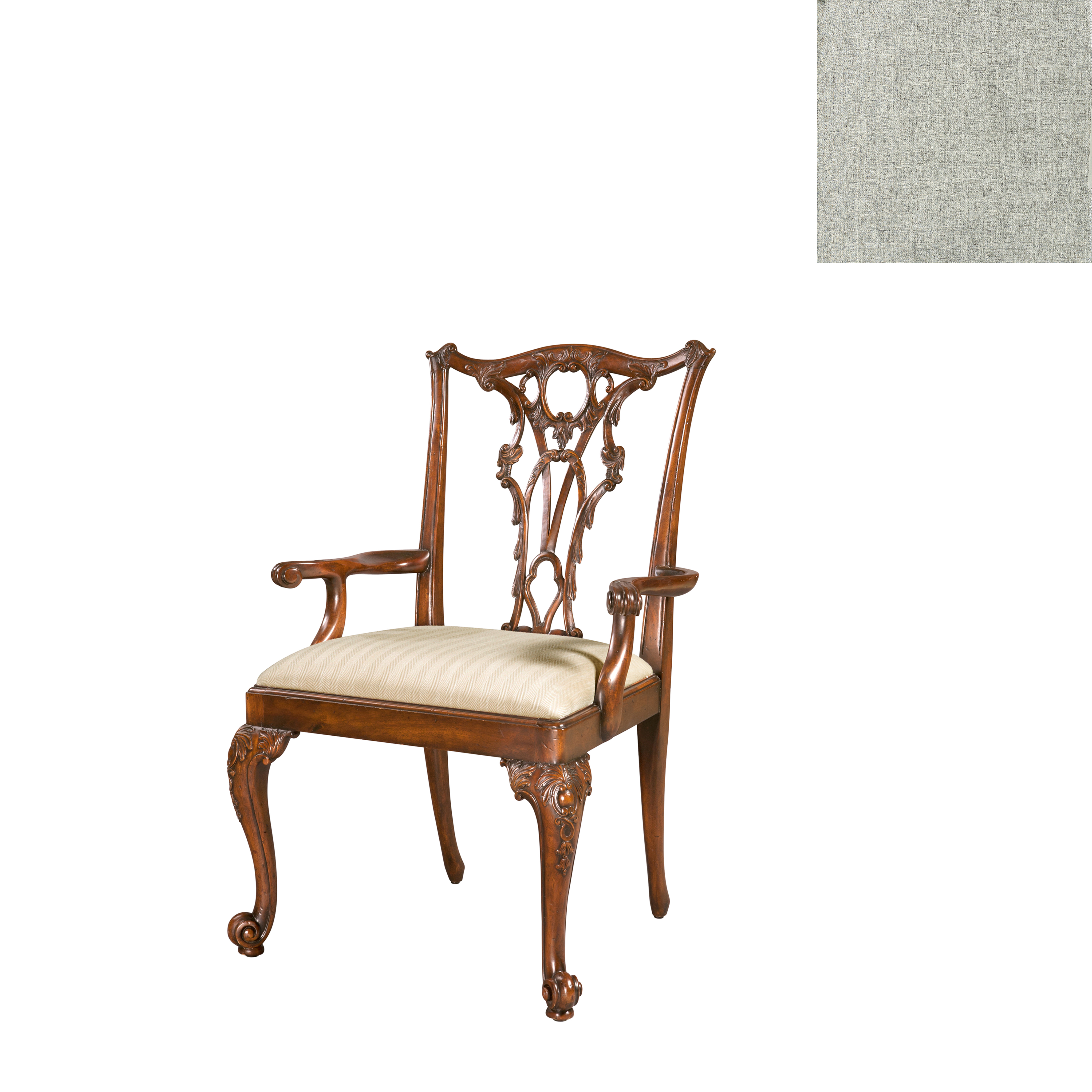  Seated In Rococo Splendour Armchair 