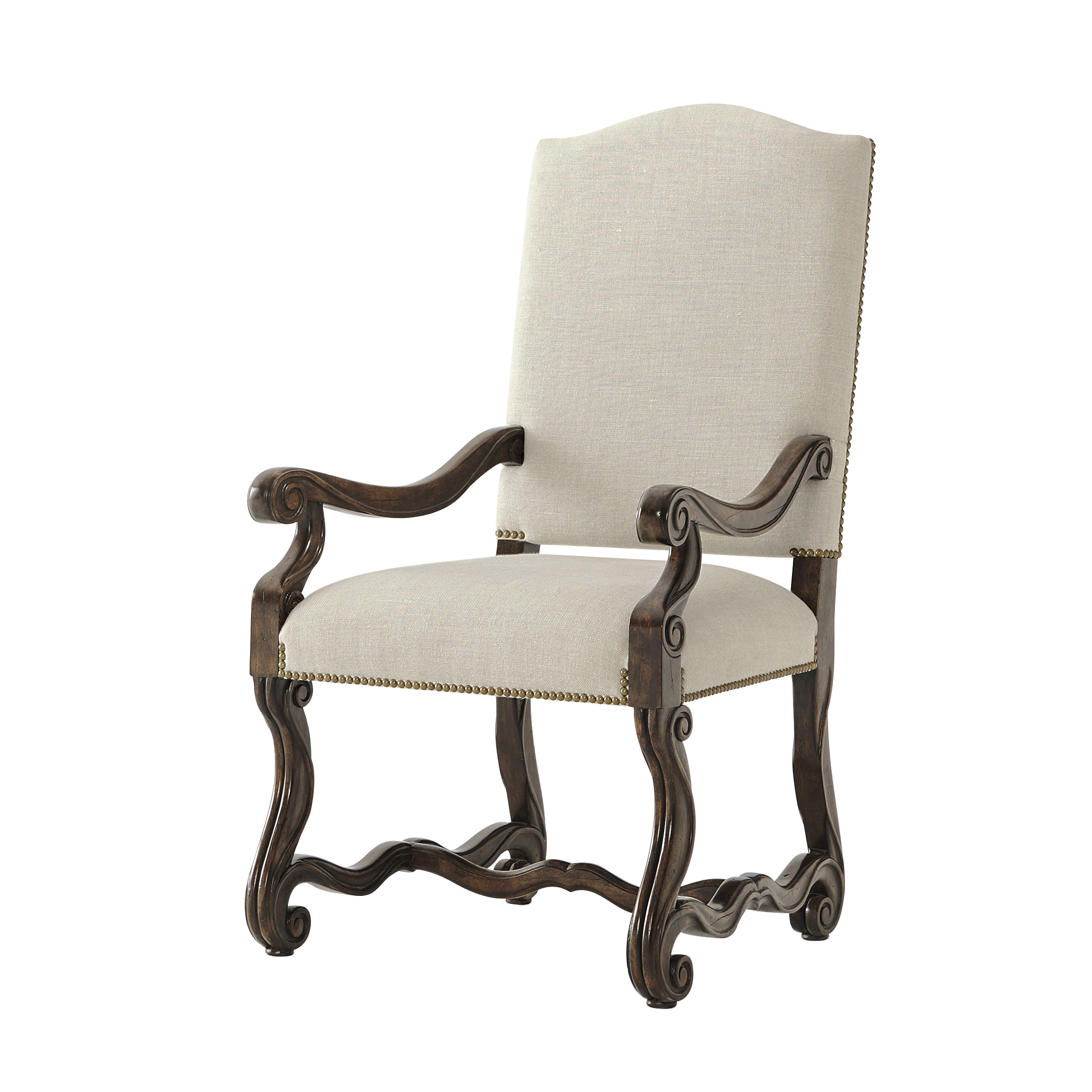  Warmth By The Fireside Dining Arm Chair 