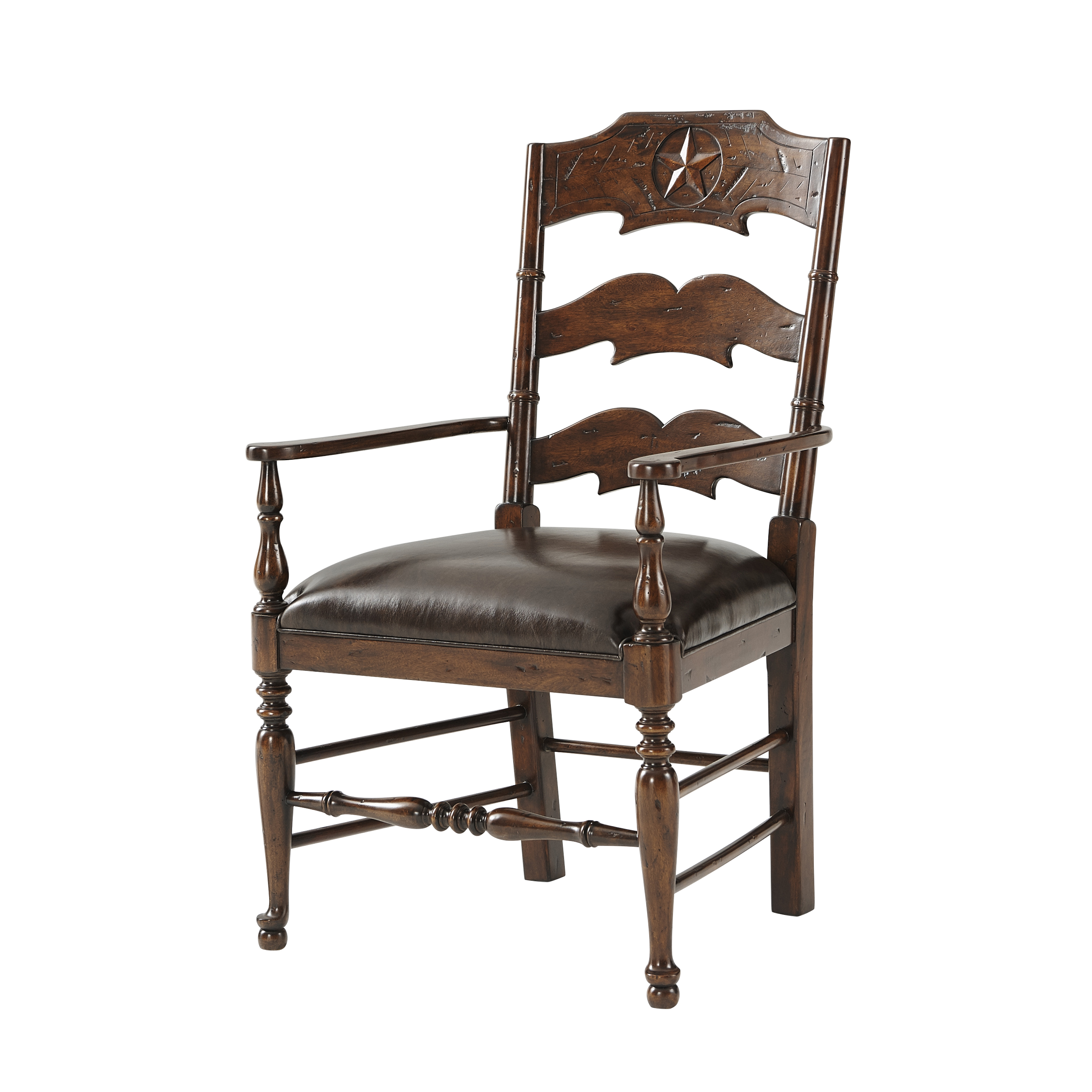  Chevron And Star Armchair 
