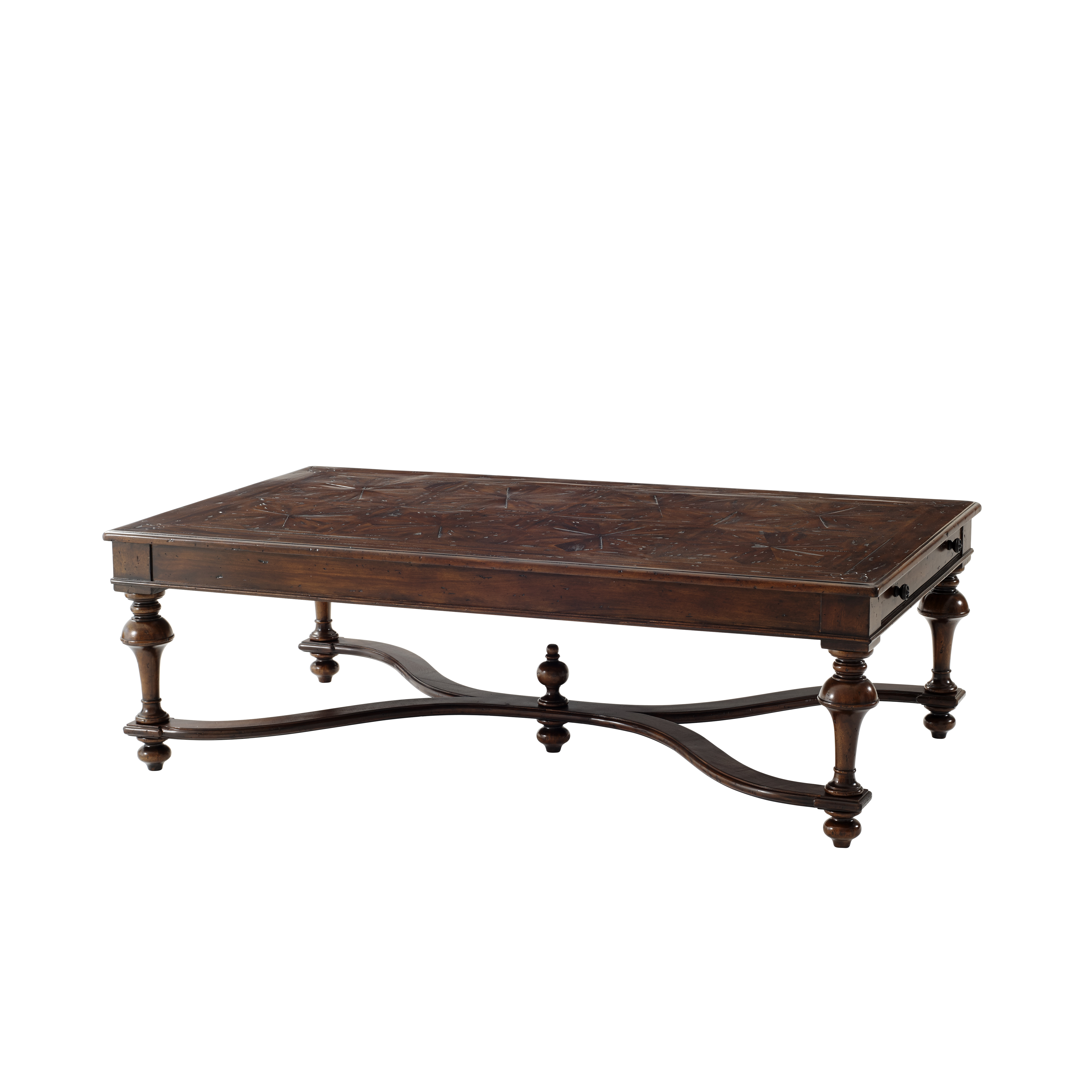  The Rustic Parquetry Cocktail Table 