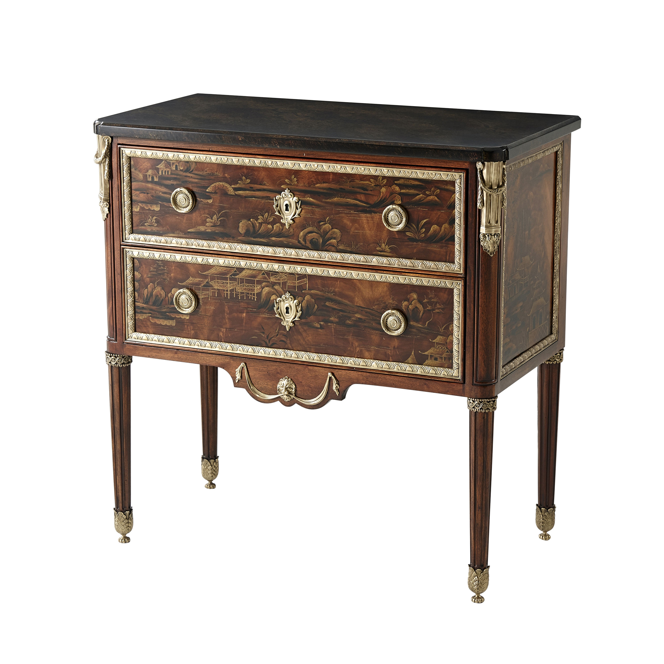  Graceful Chinoiserie Commode 
