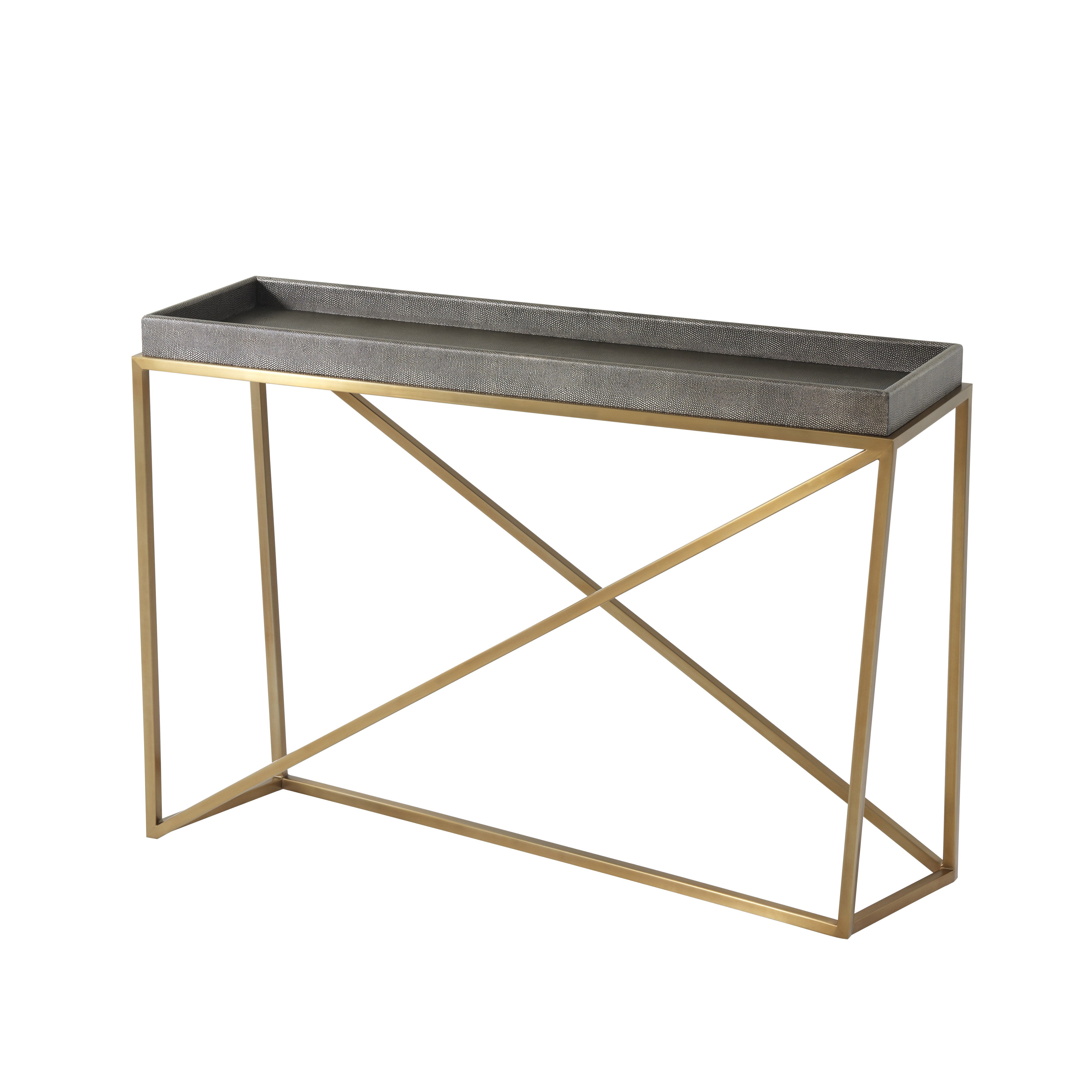  Crazy X Tray Console Table 