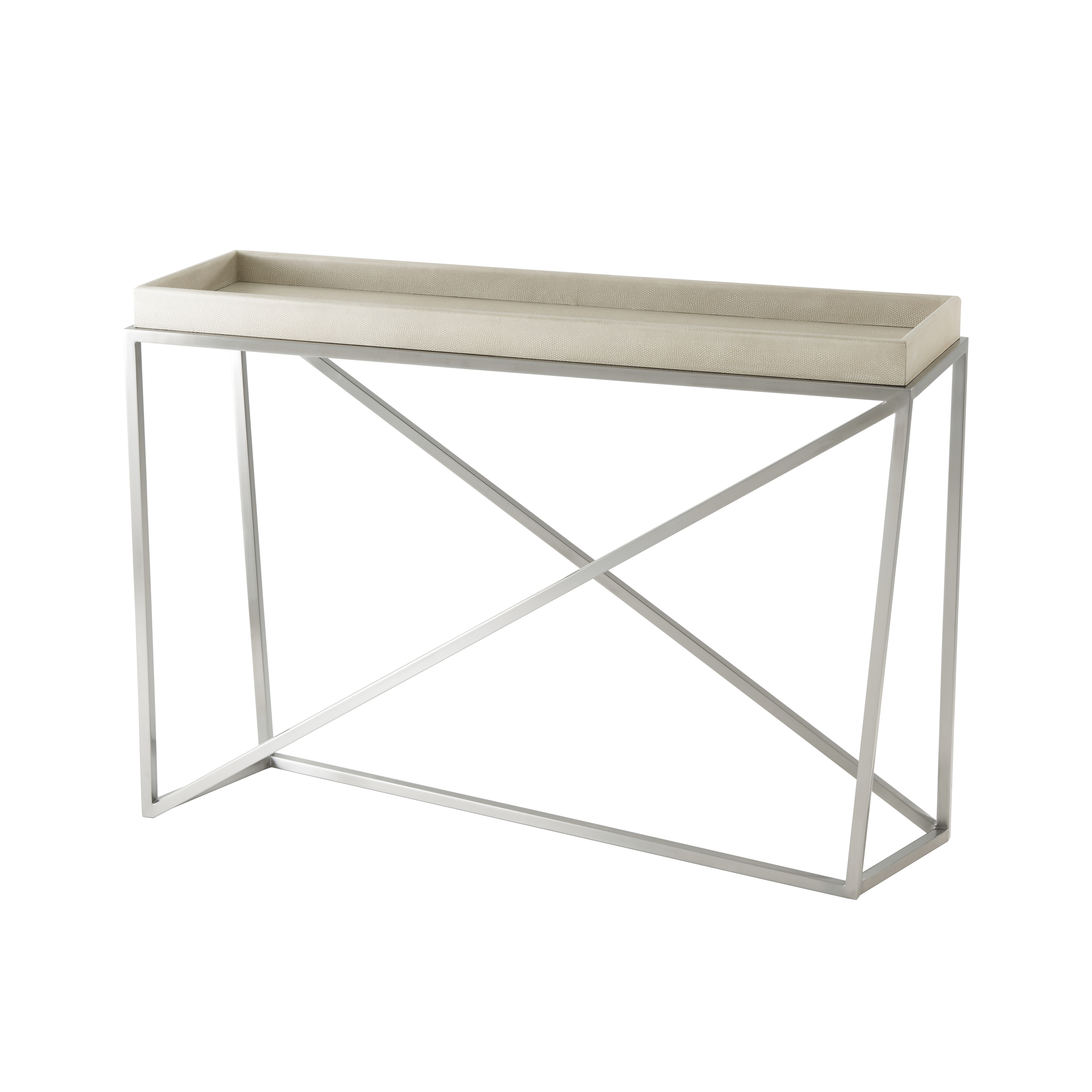  Crazy X Tray Console Table 
